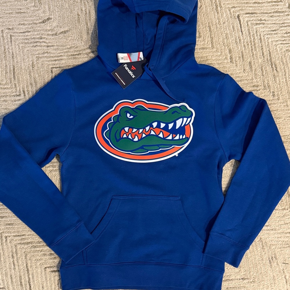 Fanatics Royal Blue Unisex Hoodie with Gator Patch Logo